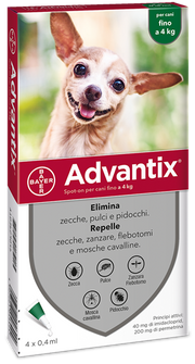 Advantix spot on*4pip 0-4kg
