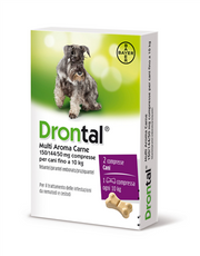 Drontal multi ar carne*2cpr