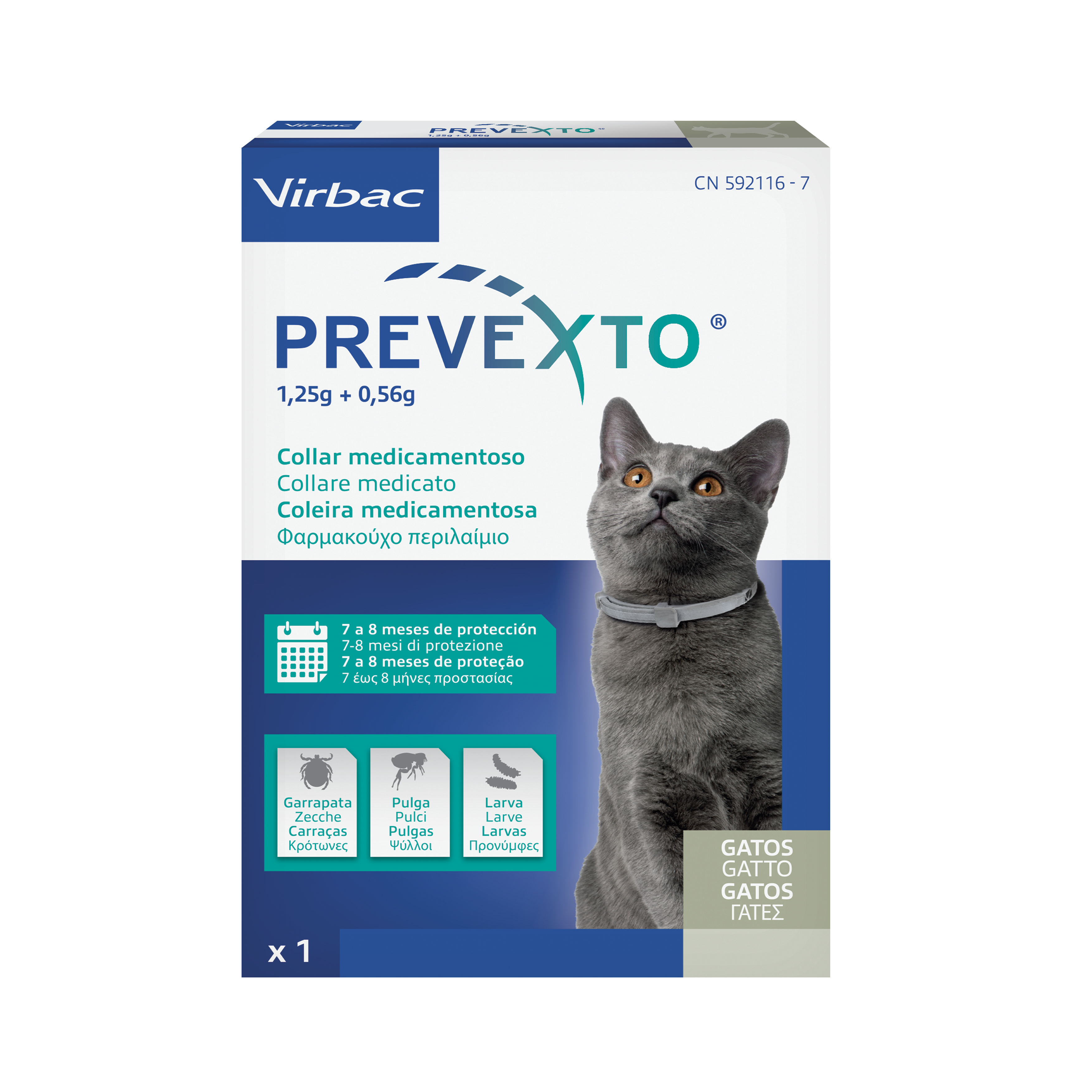 Prevexto*1collare 1,25+0,56g