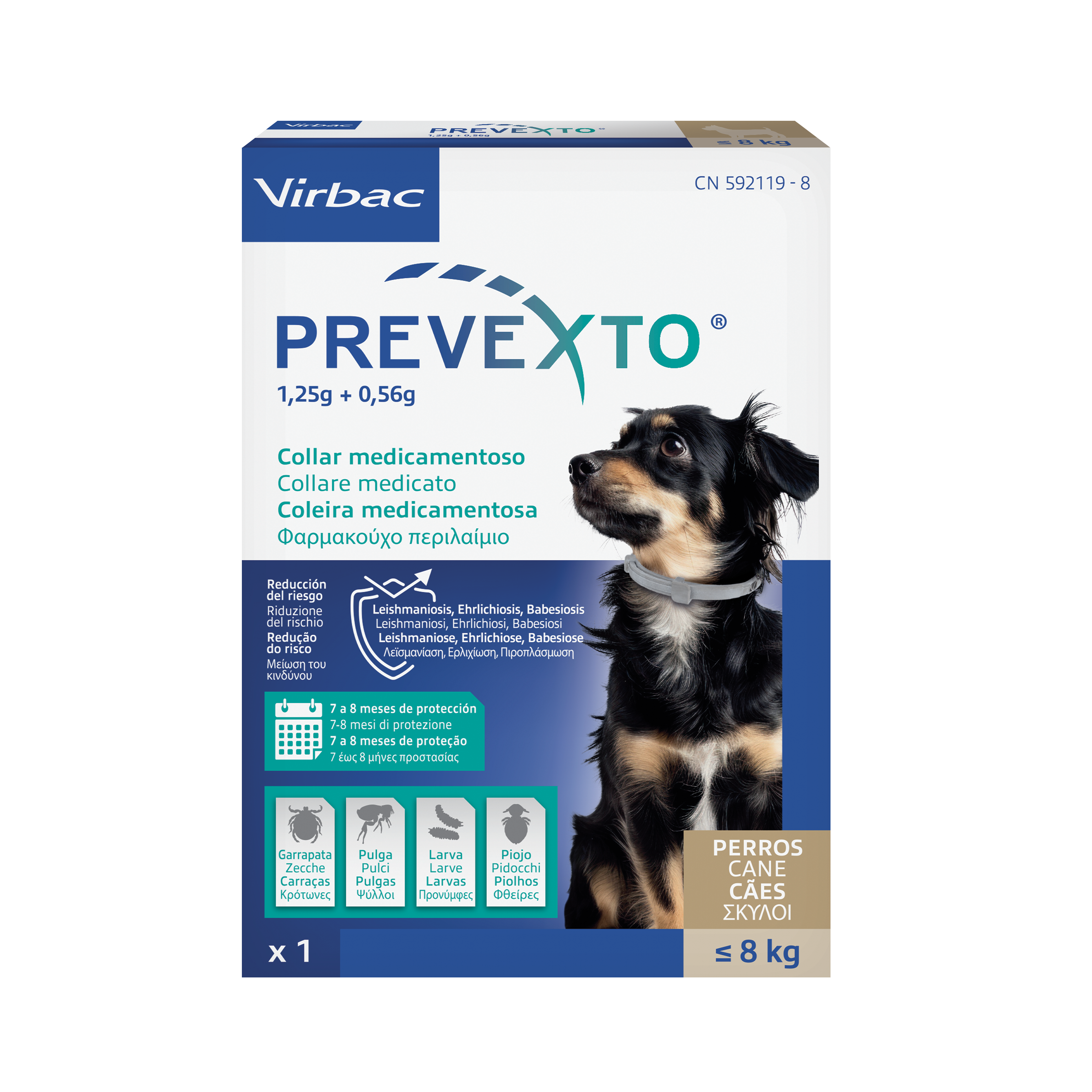 Prevexto*1collare 1,25+0,56g
