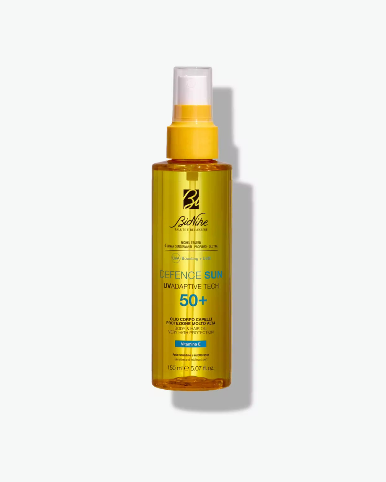 BioNike Defence Sun Olio Corpo Capelli SPF50+ 150 ml | Protezione Solare Corpo e Capelli