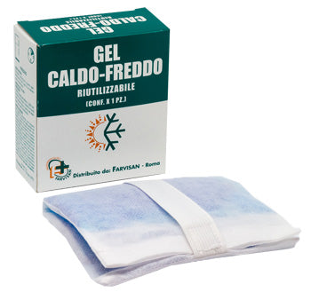 Gelatina per terapia caldo freddo 14 x 24 cm chiusura con velcro