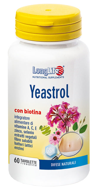 Longlife yeastrol 60 tavolette