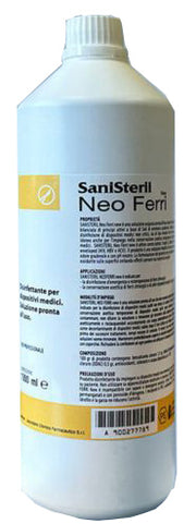 Disinfettante conservante per strumenti chirurgici dentistici e sanitari sanisteril neoferri 1000ml