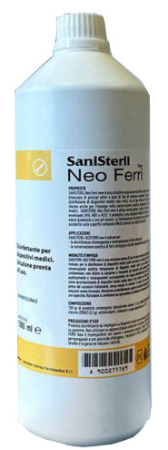 Disinfettante conservante per strumenti chirurgici dentistici e sanitari sanisteril neoferri 1000ml