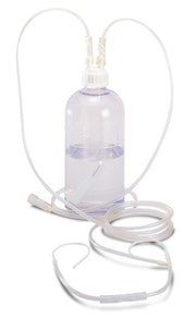 Kit completo per ossigenoterapia, gorgogliatore con occhiali