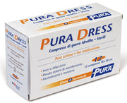 Garza in tessuto non tessuto pura soft 18x40cm 12 pezzi