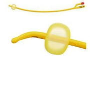 Catetere foley a media permanenza  rusch gold plus a 2 vie in silkolatex lattice-silicone per adulto ch22 lunghezza 40 cm punta cilindrica a 2 fori palloncino 5-15 ml 1 pezzo