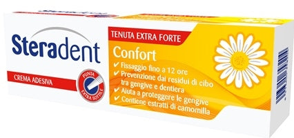 Steradent comfort crema adesiva con camomilla tubo 40 g