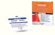 Medicazione non aderente allo iodio-povidone inadine misura 9,5x9,5 10 pezzi