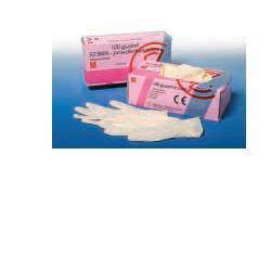 Guanto skin lattice senza polvere misura piccola 100 pezz