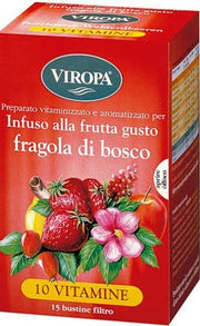 Viropa 10 vit fragola del bosco 15 bustine