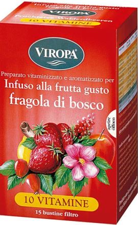 Viropa 10 vit fragola del bosco 15 bustine
