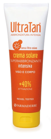 Ultra tan crema solare superabbronzante intensiva viso & corpo +40% attivazione 125 ml