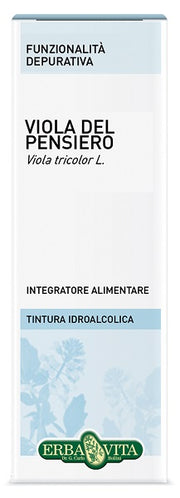 Viola del pensiero fiori tintura idroalcolica 50 ml ebv