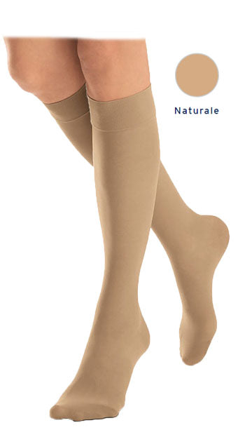 Calza compressiva jobst ultrasheer 15-20mmhg gambaletto natur 3 articolo 751030000000