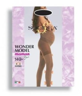 Wonder model maman 140 sheer collant gestante nero xl