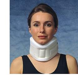 Collare cervicale in gommapiuma cervicol colore blu da 6cm taglia medium
