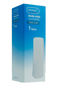 Benda in garza idrofila orlata alvita 10x500cm