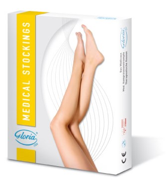 Gloriamed comfort 142 gambaletto lungo beige misura extra large 1 paio
