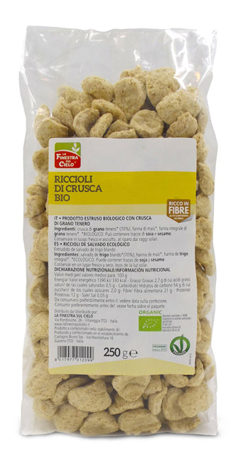 Fsc biofibre+ riccioli di crusca bio ad alto contenuto di fibra 250 g