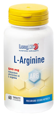 Longlife l-arginine 60 tavolette