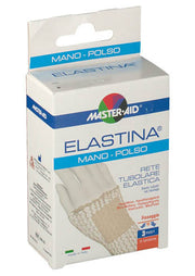 Rete tubolare elastica ipoallergenica master-aid elastina mano/polso 3 mt in tensione calibro 3 cm