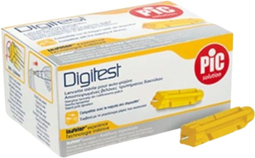 Lancette pungidito pic sterili acciaio 250 pezzi