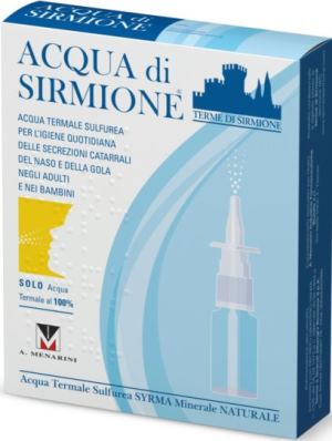 Acqua sirmione minerale naturale 6 fiale 15 ml