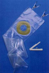 Sacca mono pezzo per irrigazione con barriera protettiva a protezione totale sviluppata sulla tecnologia stomahesive iridress 19/50mm 10 pezzi