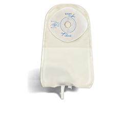 Sacca urostomia trasparente ritagliabile mono pezzo con barriera protettiva in stomahesive e valvola antireflusso urodress 19/45mm 10 pezzi