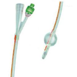 Catetere foley in silicone trasparente a 2 vie con palloncino 5-10ml diametro ch22 7,33mm lunghezza 40cm