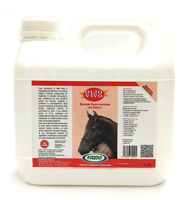 Olio vivo cavalli 3 litri
