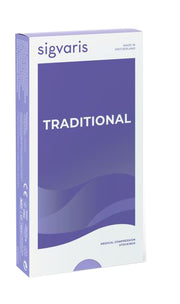 Sigvaris 504 ccl3 gambaletto traditional lungo punta aperta beige l