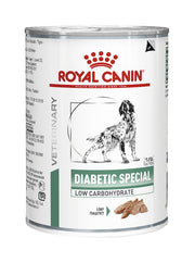 Veterinary health nutrition wet dog diabetic special low carbohydrate 410 g