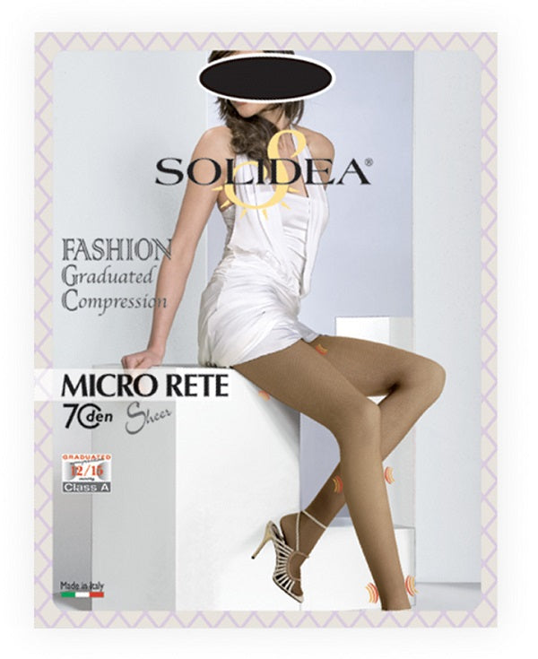 Micro rete 70 sheer collant bronze 1-s
