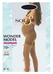Wonder model maman 70 sheer collant gestante sabbia ml
