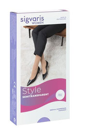 Sigvaris magic ccl1 collant lungo punta chiusa nero xs