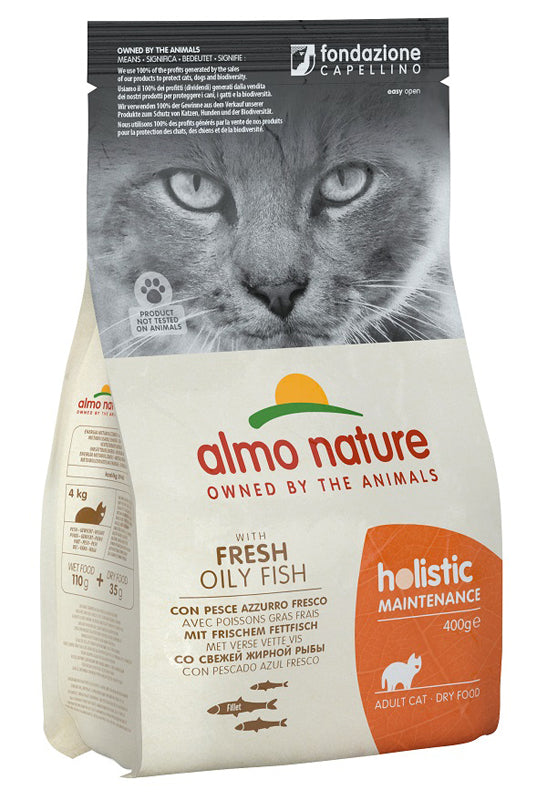 Holistic cat pesce azzurro/riso 400 g