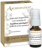 Archeopatico acqua pura magnetizzata con archetipo equilibrio psicologico a 30 cicli armonici 10 ml