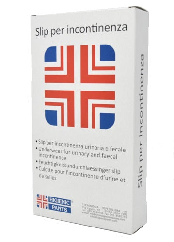 Mutandina per incontinenza con bottoni standard  colore bianco  misura 3