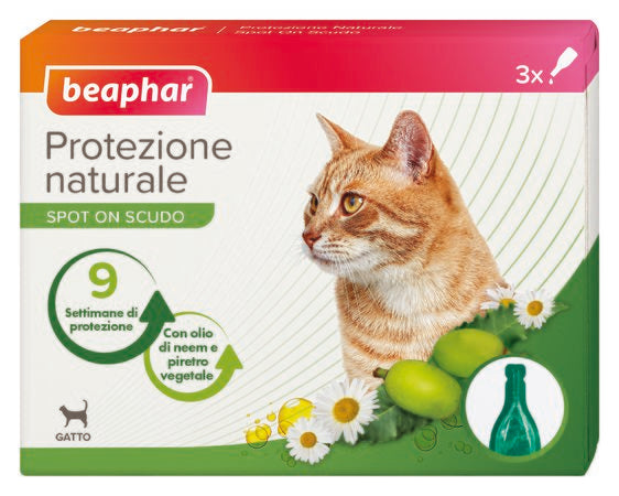 Protezione nat spot on gatto 3 pipette da 1 ml