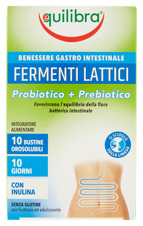 Fermenti lattici probiotico + prebiotico 10 bustine orosolubili