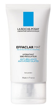 La Roche-Posay Effaclar Mat 40ml | Crema Opacizzante Anti-Lucidità | Pelle Grassa, Effetto Mat Idratante
