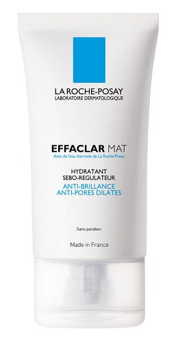 La Roche-Posay Effaclar Mat 40ml | Crema Opacizzante Anti-Lucidità | Pelle Grassa, Effetto Mat Idratante