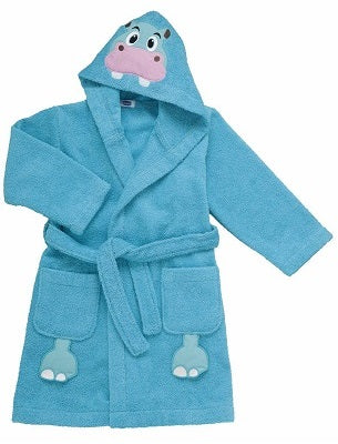 Chicco accappatoio ippopotamo azzurro 24 mesi+