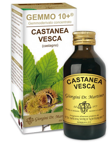 Castagno liquido analcolico gemmo 10+ 100 ml