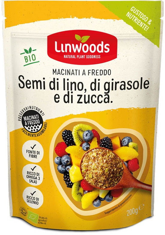 Semi di lino girasole/zucca macinati 200g