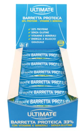 Ultimate barretta proteica yogurt/mela 24 pezzi