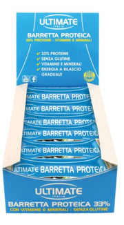 Ultimate barretta proteica gusto vaniglia e cookies 24 pezzi